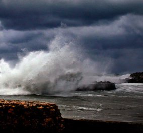 Καιρός: Βροχές καταιγίδες και ισχυροί άνεμοι το σκηνικό του "Ζορμπά" - Κυρίως Φωτογραφία - Gallery - Video