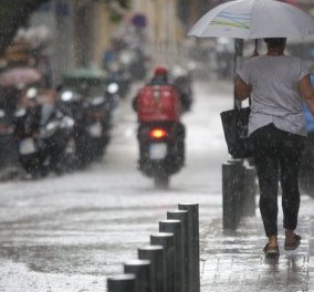 Έκτακτο δελτίο επιδείνωσης καιρού από την ΕΜΥ - Βροχές και καταιγίδες σε όλη την χώρα