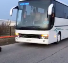 Θρυλική δύναμη: 26χρονος μασίστας στην Κομοτηνή τράβηξε δύο λεωφορεία 26 τόνων (φώτο -βίντεο) - Κυρίως Φωτογραφία - Gallery - Video