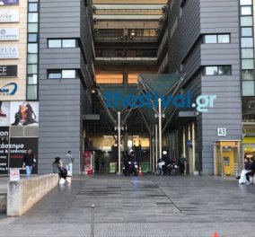 Αυτοκτονία σε εμπορικό κέντρο στην Θεσσαλονίκη: Άνδρας έπεσε από τον 5ο όροφο - Φώτο 