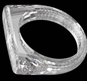  Δαχτυλίδι εξ ολοκλήρου φτιαγμένο από ένα και μόνο διαμάντι με design της Apple! (φωτό) - Κυρίως Φωτογραφία - Gallery - Video