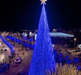 Αυτό είναι το ψηλότερο χριστουγεννιάτικο δέντρο στην Ελλάδα - Σε ποιο μέρος βρίσκεται; - Κυρίως Φωτογραφία - Gallery - Video
