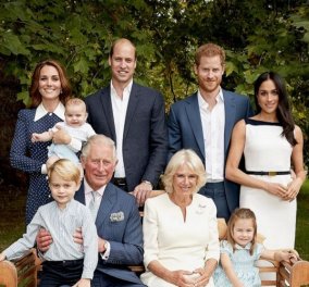 Μια ευτυχισμένη βασιλική οικογένεια: Ο Κάρολος με Μέγκαν και Κέιτ, την απαραίτητη Καμίλα κι οι γιοι χωρίς γραβάτα - Χαριτωμένα τα εγγόνια (Φωτό) - Κυρίως Φωτογραφία - Gallery - Video