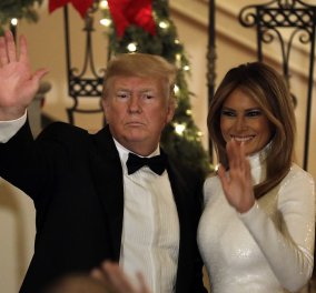 Όταν η Μελάνια Τραμπ επιλέγει το λευκό για Χριστούγεννα στο Λευκό Οίκο: Μια πρώτη κυρία που λάμπει (φωτό-βίντεο) - Κυρίως Φωτογραφία - Gallery - Video