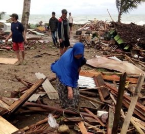 Ινδονησία: Φονικό τσουνάμι με 168 νεκρούς - Εικόνες αποκάλυψης (φώτο- βίντεο) - Κυρίως Φωτογραφία - Gallery - Video