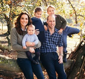 Η επίσημη κάρτα Χριστουγέννων με νέες φωτό του πρίγκιπα Χάρι της Κέιτ και των παιδιών της - Ο Λούι ξεχώρισε   - Κυρίως Φωτογραφία - Gallery - Video