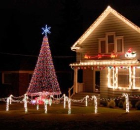 Τα χριστουγεννιάτικα λαμπάκια θα φώτιζαν μία μικρή χώρα για 1 χρόνο - Τόση ενέργεια καταναλώνουν οι Αμερικάνοι τα Χριστούγεννα - Κυρίως Φωτογραφία - Gallery - Video