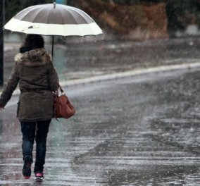 Καιρός: Μη βγείτε χωρίς ομπρέλα -  Αναμένονται τοπικές βροχές και  καταιγίδες