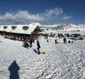 Μαγικό το Χιονοδρομικό Κέντρο Καλαβρύτων με τους επισκέπτες να απολαμβάνουν το χιόνι (Βίντεο) - Κυρίως Φωτογραφία - Gallery - Video