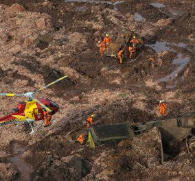 Τραγωδία στη Βραζιλία: Επτά νεκροί από κατάρρευση φράγματος σε ορυχείο- Ελάχιστες πιθανότητες να βρεθούν ζωντανοί οι εκατοντάδες αγνοούμενοι (φώτο-βίντεο)