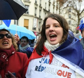 Παρίσι: "Κόκκινα φουλάρια" εναντίον "Κίτρινων γιλέκων" : Νέο κίνημα - Τι ζητάει (φώτο-βίντεο)