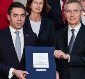Υπογράφηκε το πρωτόκολλο για την εισδοχή της Βόρειας Μακεδονίας στο ΝΑΤΟ