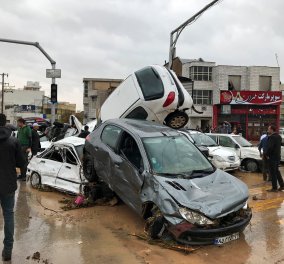 Συγκλονιστικές εικόνες και βίντεο που σοκάρουν από  τις πλημμύρες στο Ιράν -25 νεκροί δεκάδες τραυματίες  