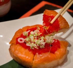 Πίτσα αλά… σούσι σε ιαπωνικό εστιατόριο στο Τορόντο - Κυρίως Φωτογραφία - Gallery - Video