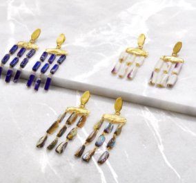 Made in Greece τα κοσμήματα της Έλενας Κουγιανού: Vintage αισθητική, διαχρονικά σχέδια, υπέροχες ακατέργαστες πέτρες 