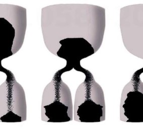 Το σκίτσο του Δημήτρη Χαντζόπουλου με 3 πυξίδες & σκιές τα πρόσωπα του Πρωθυπουργού του