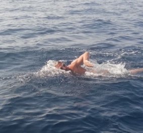 Good news: Ο Βασίλης Βροντάκης θα κολυμπήσει από τα Σφακιά στη Γαύδο - Ποιο μήνυμα αλληλεγγύης στέλνει (βίντεο) - Κυρίως Φωτογραφία - Gallery - Video