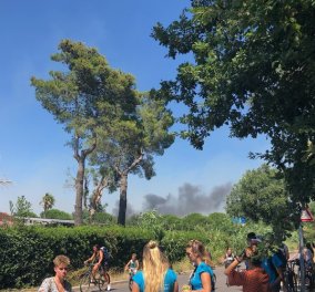 Γαλλία: Εκτεταμένες πυρκαγιές στην  Αρζέλ σιρ Μερ - Απομακρύνθηκαν 2500 κατασκηνωτές (φώτο-βίντεο)