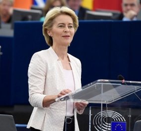 Η Ούρσουλα φον ντερ Λάιεν είναι η νέα πρόεδρος της Ευρωπαϊκής Επιτροπής - Το θερμό "ευχαριστώ" σε 24 γλώσσες (βίντεο) - Κυρίως Φωτογραφία - Gallery - Video