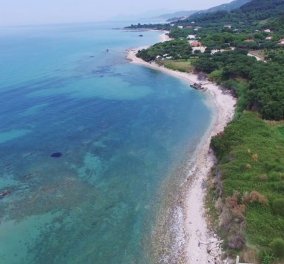 Βίντεο ημέρας: Ρίζα, η πανέμορφη Γαλάζια παραλία της Πρέβεζας