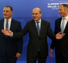 Στήριξη των ελληνικών και των κυπριακών θέσεων στην πρώτη διάσκεψη Ελλάδας - Κύπρου - Ισραήλ για την ενέργεια 