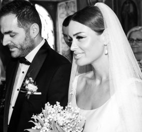 Ο λαμπερός γάμος του γνωστού κομμωτή Βασίλη Διαμαντόπουλου με τη Νεκταρία Μπέσσα - Το υπέροχο νυφικό του Βασίλη Ζούλια (φώτο)  