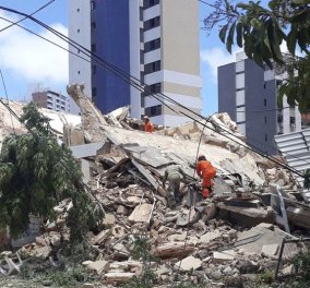 Βραζιλία: Επταώροφο κτίριο κατέρρευσε - Τουλάχιστον ένας νεκρός (βίντεο)