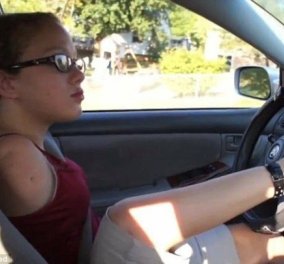 Τopwoman η νεαρή κοπέλα χωρίς χέρια – Οδηγεί το αυτοκίνητό της με το πόδι της (βίντεο) - Κυρίως Φωτογραφία - Gallery - Video
