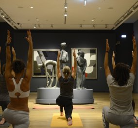 Good News: Η Yoga στο μουσείο Βασίλη & Ελίζας Γουλανδρή - Το εντυπωσιακό Ίδρυμα μας εκπλήσσει συνεχώς (φώτο)