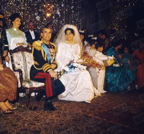 Vintage Pics: 60 χρόνια από το γάμο του αυτοκράτορα της Περσίας Μοχάμεντ Ρεζά Παχλαβί με την Φαράχ  Ντίμπα (φώτο) 