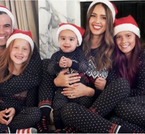 Οικογενειάρχης η Τζέσικα Άλμπα: Στιγμές Χριστουγεννιάτικης ευτυχίας με τα παιδιά & τον άνδρα της 