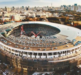 Ολυμπιακοί Αγώνες 2020: Εγκαινιάστηκε το Ολυμπιακό Στάδιο στο Τόκιο (φώτο-βίντεο)