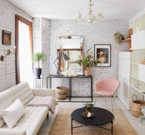 Ο Σπύρος Σούλης παρουσιάζει ένα chic μικροσκοπικό διαμέρισμα με πολύ ωραία διακόσμηση που θα σας εμπνεύσει - Φώτο