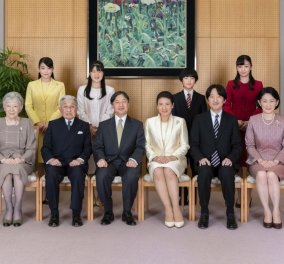 Τα 3 νέα επίσημα πορτραίτα της αυτοκρατορικής οικογένειας της Ιαπωνίας - Χαμόγελα , παστέλ τόνοι & ιαπωνικά ζώδια (φώτο)