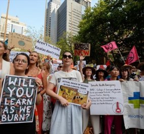 Αυστραλία: Διαδηλώσεις για την αδράνεια της κυβέρνησης απέναντι στην κλιματική αλλαγή - Ζητούν την παραίτηση του Πρωθυπουργού 