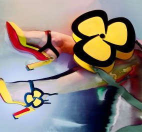 Τα νέα σχέδια του Christian Louboutin είναι απλά υπέροχα: Vintage πέδιλα, με λουλούδια σε απίστευτα χρώματα (φωτό)