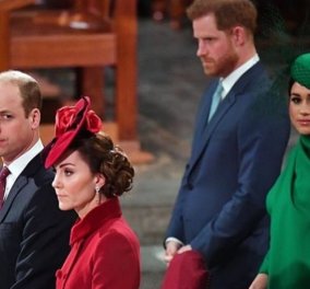Παγωμάρα στην πρώτη & "τελευταία" συνάντηση William και Kate - Harry και Meghan: Στα κόκκινα η μία Δούκισσα, στα πράσινα η άλλη (φωτό - βίντεο) - Κυρίως Φωτογραφία - Gallery - Video