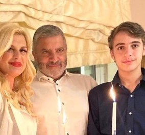 Ο Γιώργος Πατούλης & η Μαρίνα Πατούλη με τον έφηβο γιο τους εύχονται Χρόνια Πολλά & Χριστός Ανέστη 