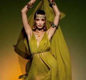 Η Bella Hadid σαν Ελληνίδα θεά στην γαλλική Vogue – Τα αιθέρια φορέματα (φωτό)