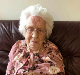 Τopwoman η γιαγιά Xέλγκα, 103 ετών -  Επιβίωσε από κορωνοϊό, ισπανική γρίπη & φυματίωση