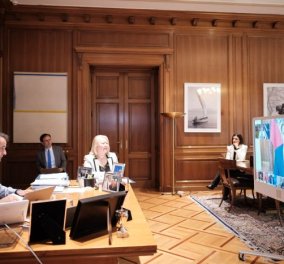 Κυριάκος Μητσοτάκης: Τηλεδιάσκεψη με 7 πρωθυπουργούς που αντιμετώπισαν με επιτυχία τον κορωνοϊό - Κυρίως Φωτογραφία - Gallery - Video