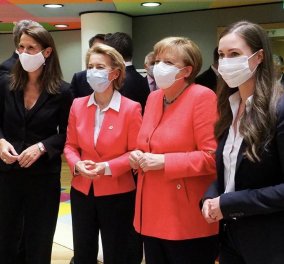 Άλλαξαν οι καιροί! Άνδρες καθαριστές & γυναίκες ηγέτες στην ΕΕ: Η Ούρσουλα, η Άνγκελα, η 34χρονη όμορφη Φινλανδή Σάνα & η Βελγίδα Σοφί (φωτό)  - Κυρίως Φωτογραφία - Gallery - Video