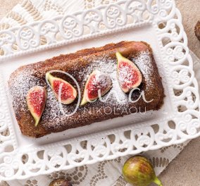 Κέικ με αλεύρι βρώμης & σύκα από τη Ντίνα Νικολάου - Μια συνταγή με μεγάλη διατροφική αξία & κατά της χοληστερίνης