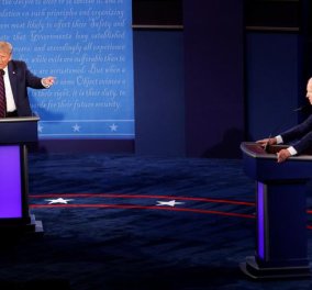 «Είσαι ο χειρότερος πρόεδρος που είχε ποτέ η Αμερική»: Προσβολές, βρισιές & βαριές κουβέντες στο πρώτο debate Trump- Biden (φωτό - βίντεο)