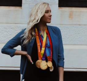 Topwoman η Jessica Long: Η χρυσή αθλήτρια των Παραολυμπιακών Αγώνων - Της ακρωτηρίασαν τα πόδια όταν ήταν 18 μηνών αλλά δεν το έβαλε κάτω (φωτό) - Κυρίως Φωτογραφία - Gallery - Video