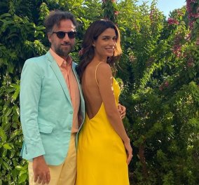 Το αγαπημένο ζευγάρι Τόνια Σωτηροπούλου & Κωστής Μαραβέγιας «κάνουν πρόβα γάμου»… - Κίτρινο maxi φόρεμα & κοστούμι παστέλ για τον τραγουδιστή (Φωτό)  - Κυρίως Φωτογραφία - Gallery - Video