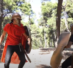 Η Μάχη των Θερμοπυλών από μαθητές - Ένα θεατρικό δρώμενο της Ελληνικής Αγωγής (βίντεο)