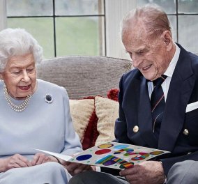 Αυτό είναι το νέο πορτραίτο της βασίλισσας Ελισάβετ & του πρίγκιπα Φίλιππου: Κλείνουν 73 χρόνια γάμου (φωτό)