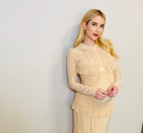 Ροζ οπτασία η τρισχαριτωμένη Emma Roberts - Η πρώτη έγκυος που γίνεται εξώφυλλο στο Cosmopolitan! (φωτό) - Κυρίως Φωτογραφία - Gallery - Video