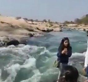 Τρομακτικό: Γυναίκα στην Ινδία πάει να βγάλει selfie και πέφτει μέσα σε ποτάμι - Έχασε τη ζωή της (βίντεο) - Κυρίως Φωτογραφία - Gallery - Video